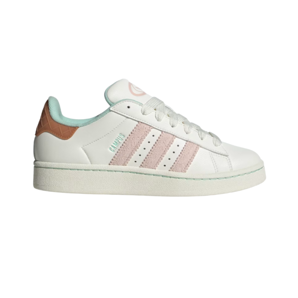 Adidas Campus 00s Core White “Sandy Pink” Sneakers